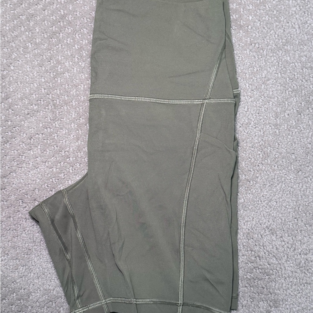 Lululemon light Green Bike Shorts